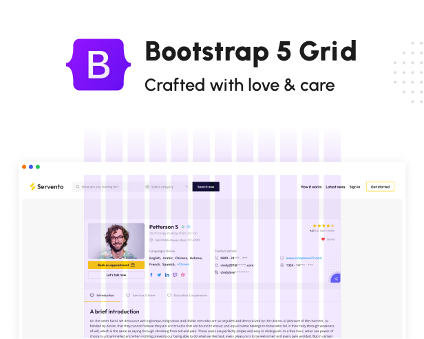 Servento - A service finder and business listing template