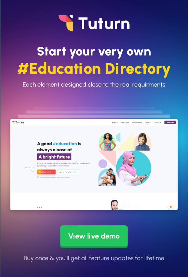 Tuturn - Online Tutors Marketplace WordPress Theme - 8