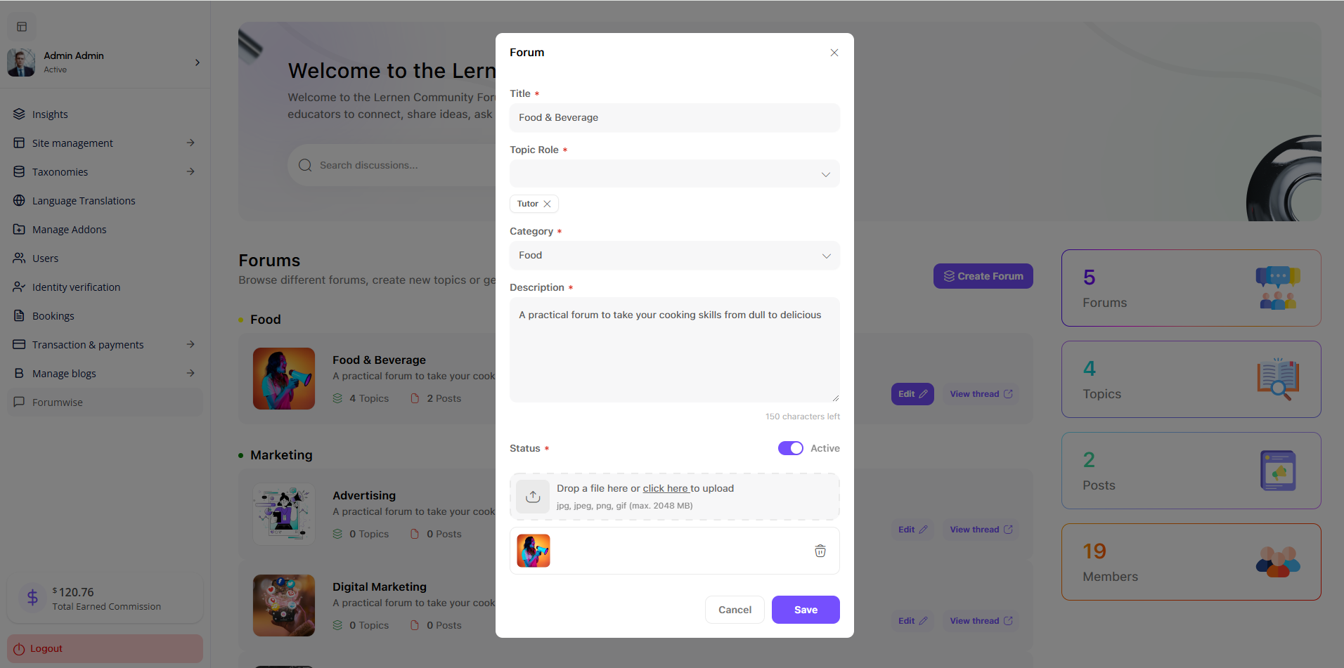 Update Forum
